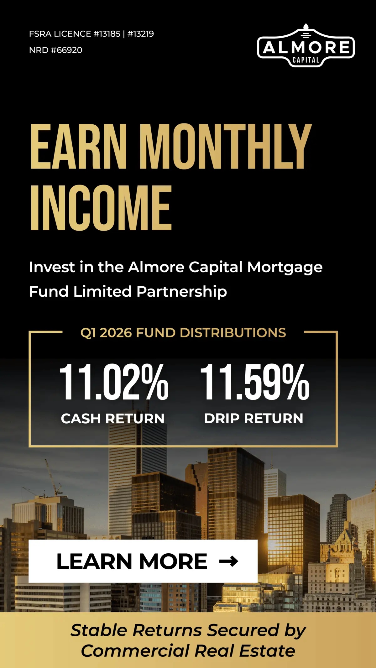 Almore Capital — stable returns secured by commercial real estate