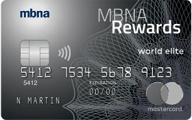 MBNA Rewards World Elite Mastercard Img