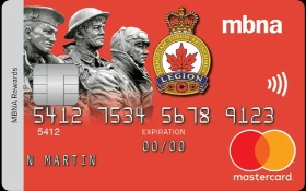 MBNA The Royal Canadian Legion Rewards Mastercard Img