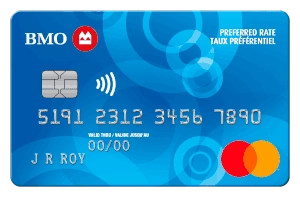 BMO Preferred Rate Mastercard card image