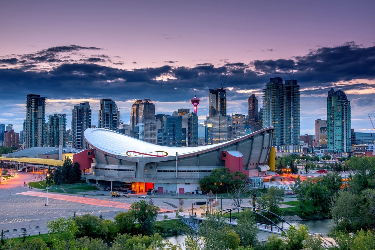 Skyline of City of Calgary, Alberta