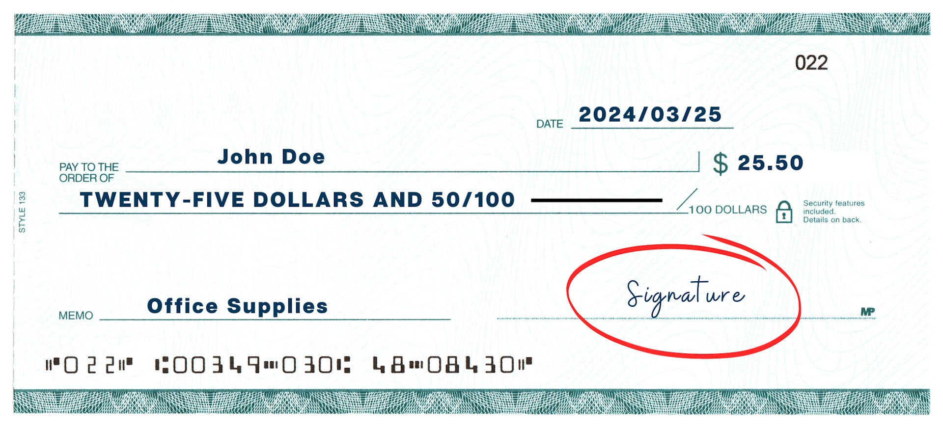 cheque-signature