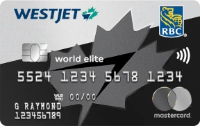 WestJet RBC World Elite Mastercard card image
