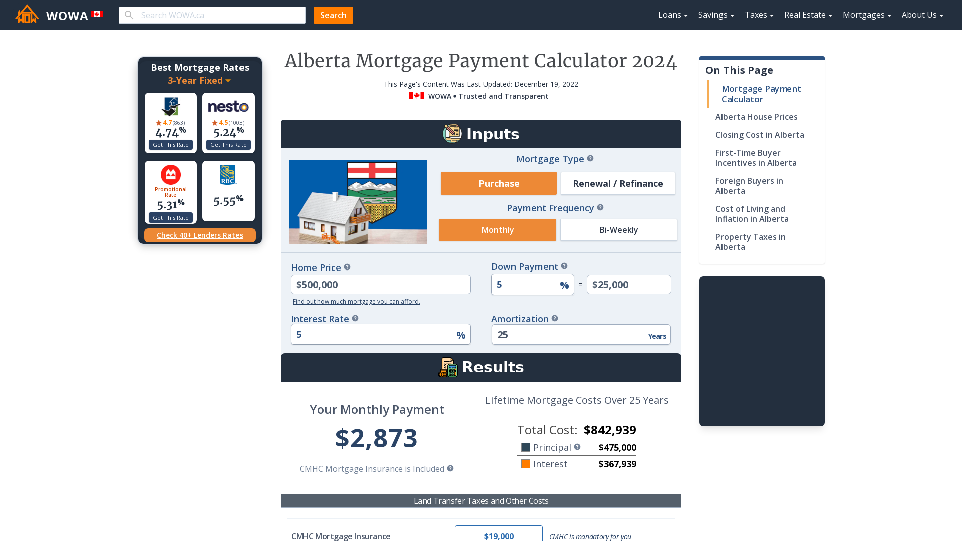 New Home Gst Rebate Calculator Alberta