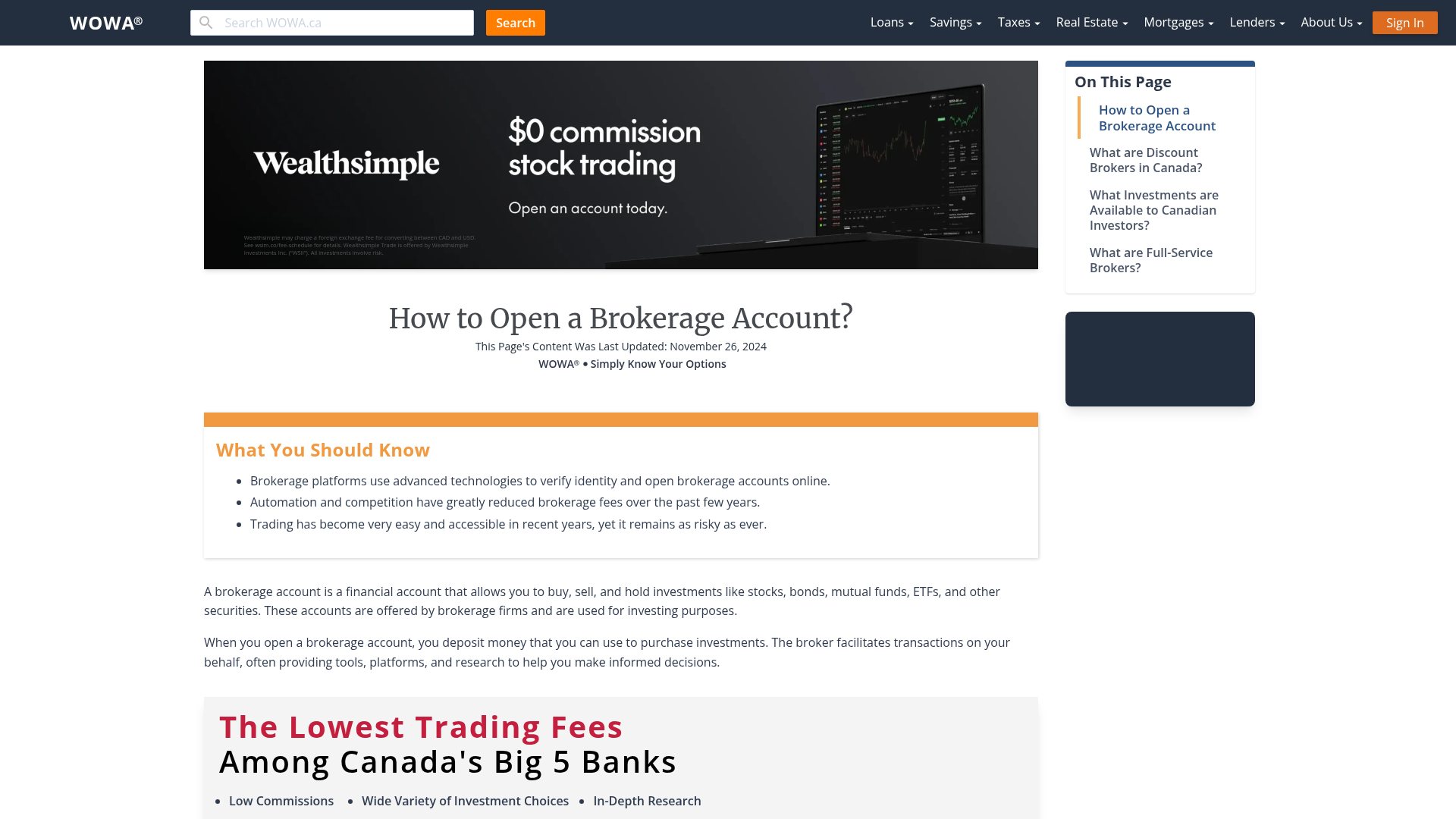 How to Open a Trading Account? | WOWA.ca