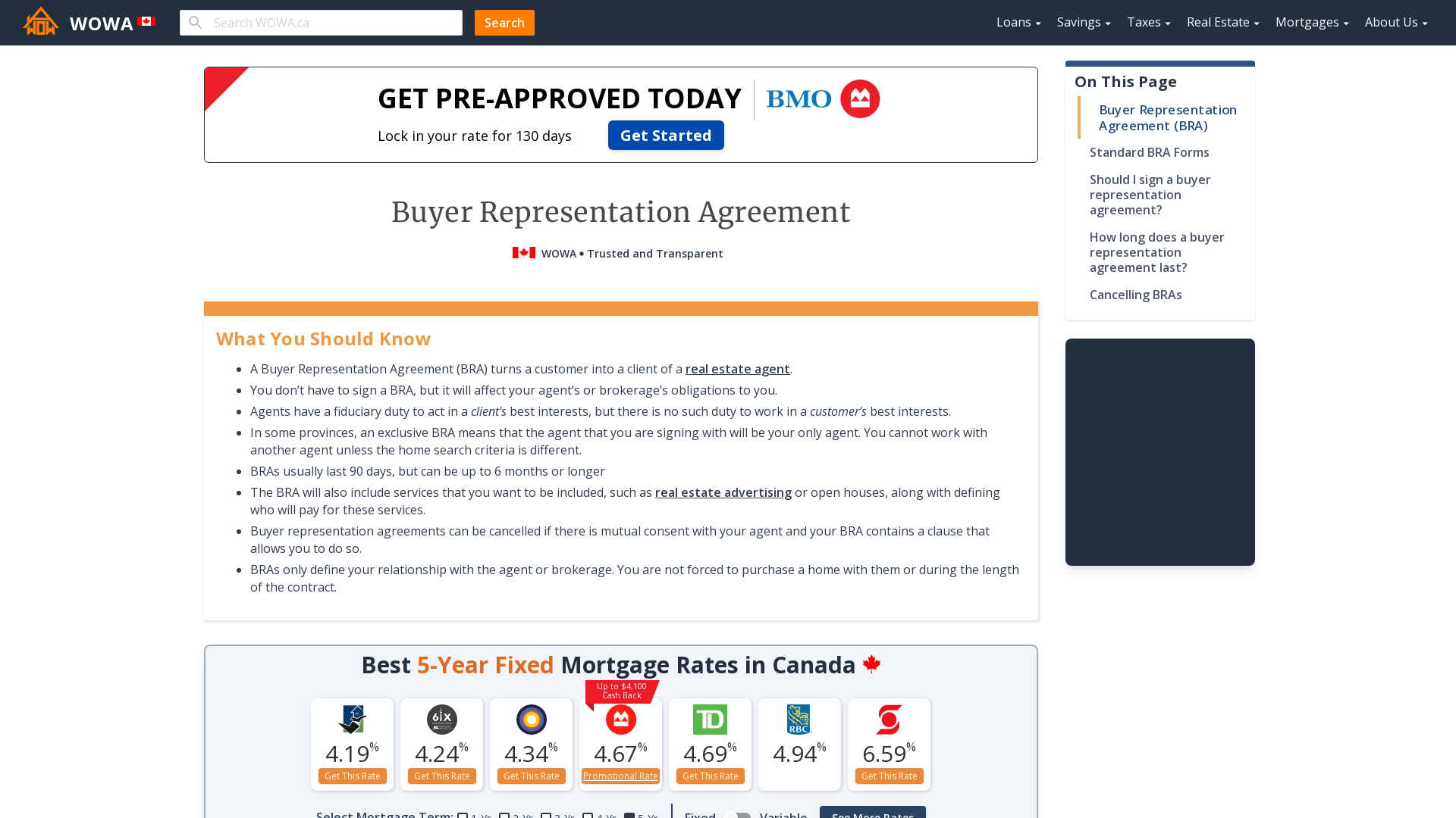 Buyer Representation Agreement What Buyers Should Know Wowa Ca