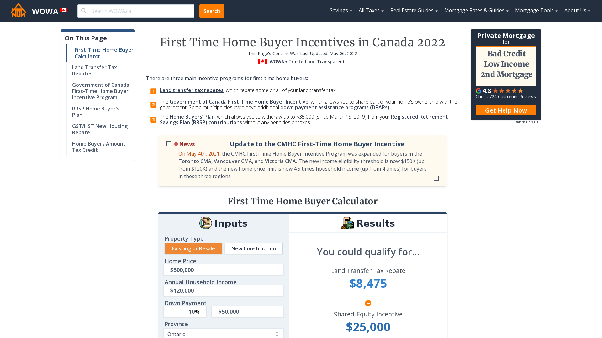 canada-first-time-home-buyers-incentives-2022-wowa-ca