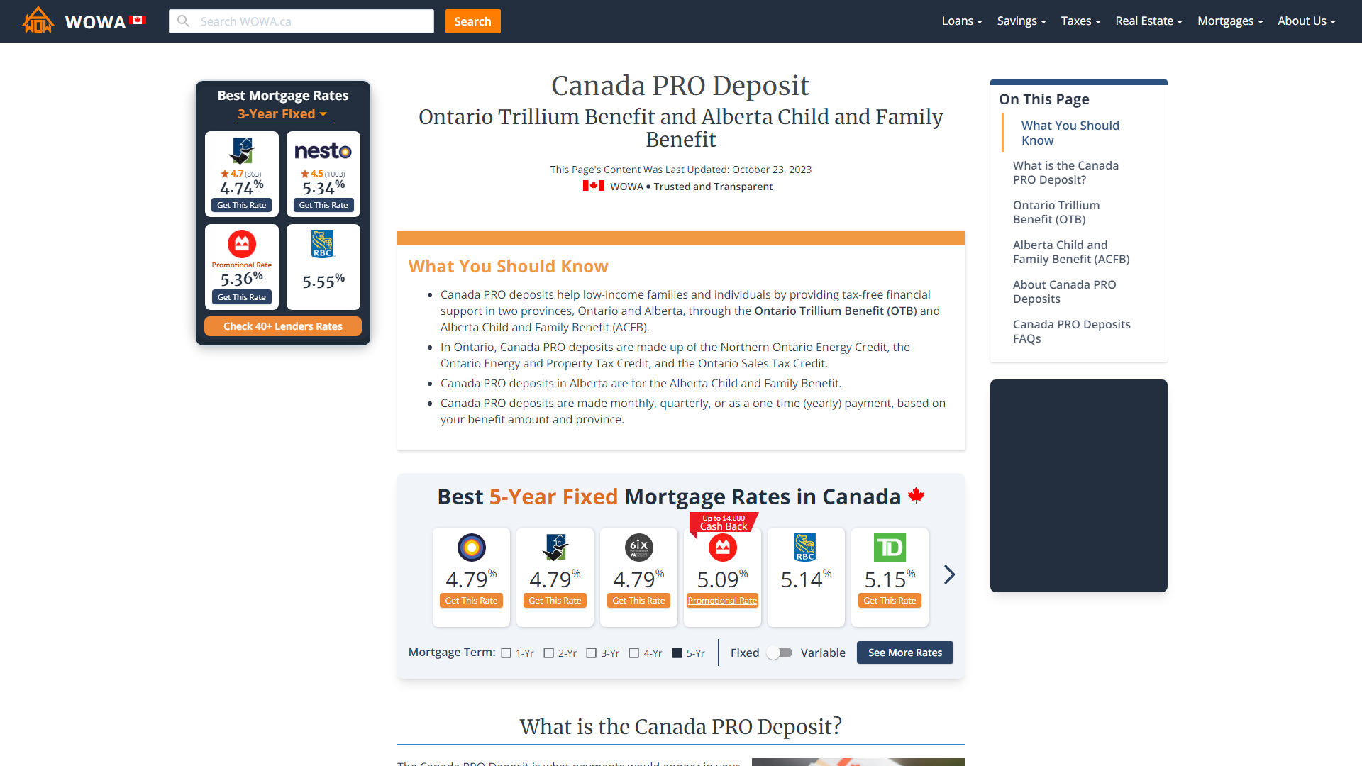 canada-pro-deposit-and-ontario-trillium-benefits-wowa-ca