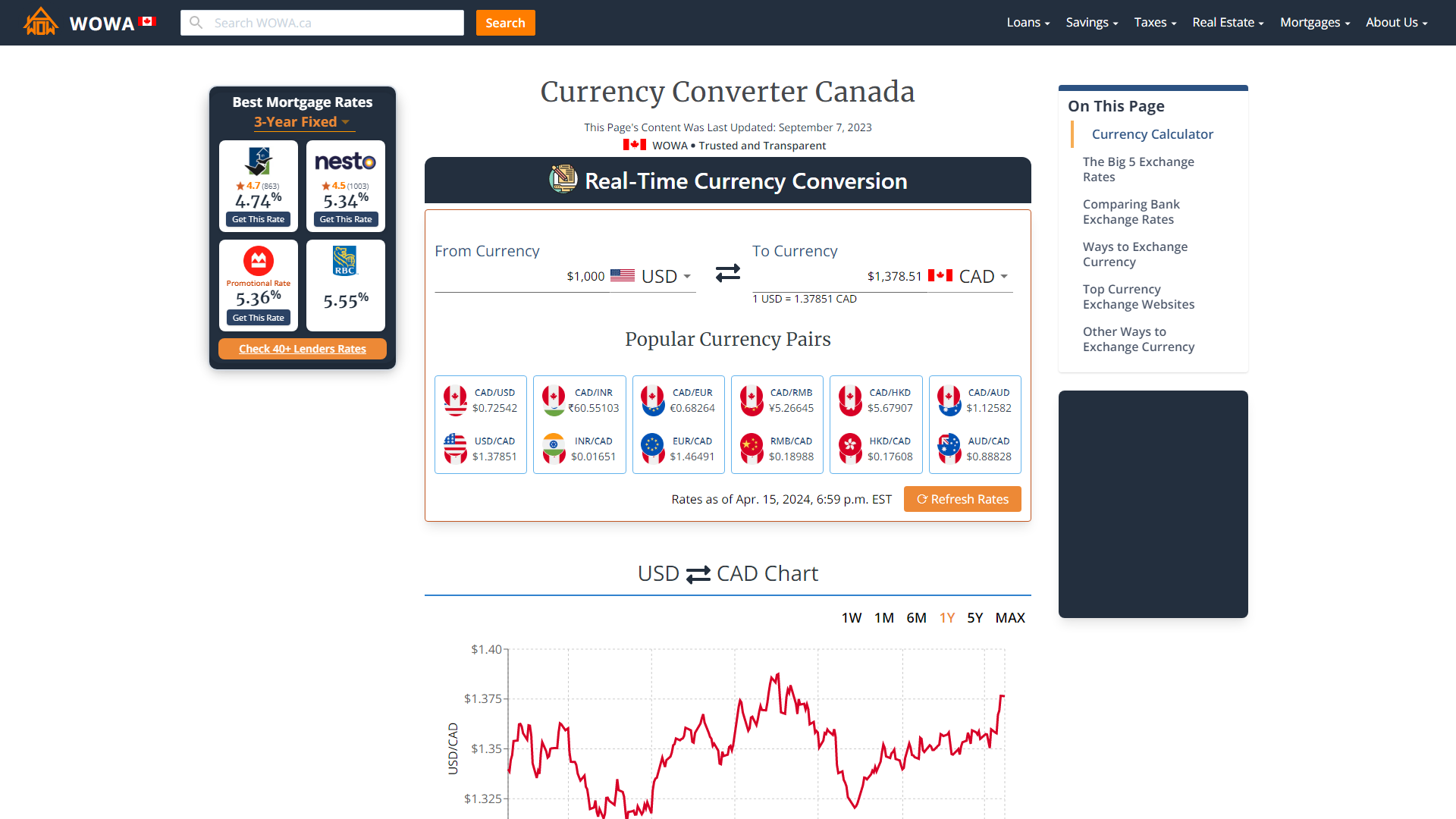 Currency Converter: Live Currency Exchange Rates Calculator – Forbes  Advisor Canada