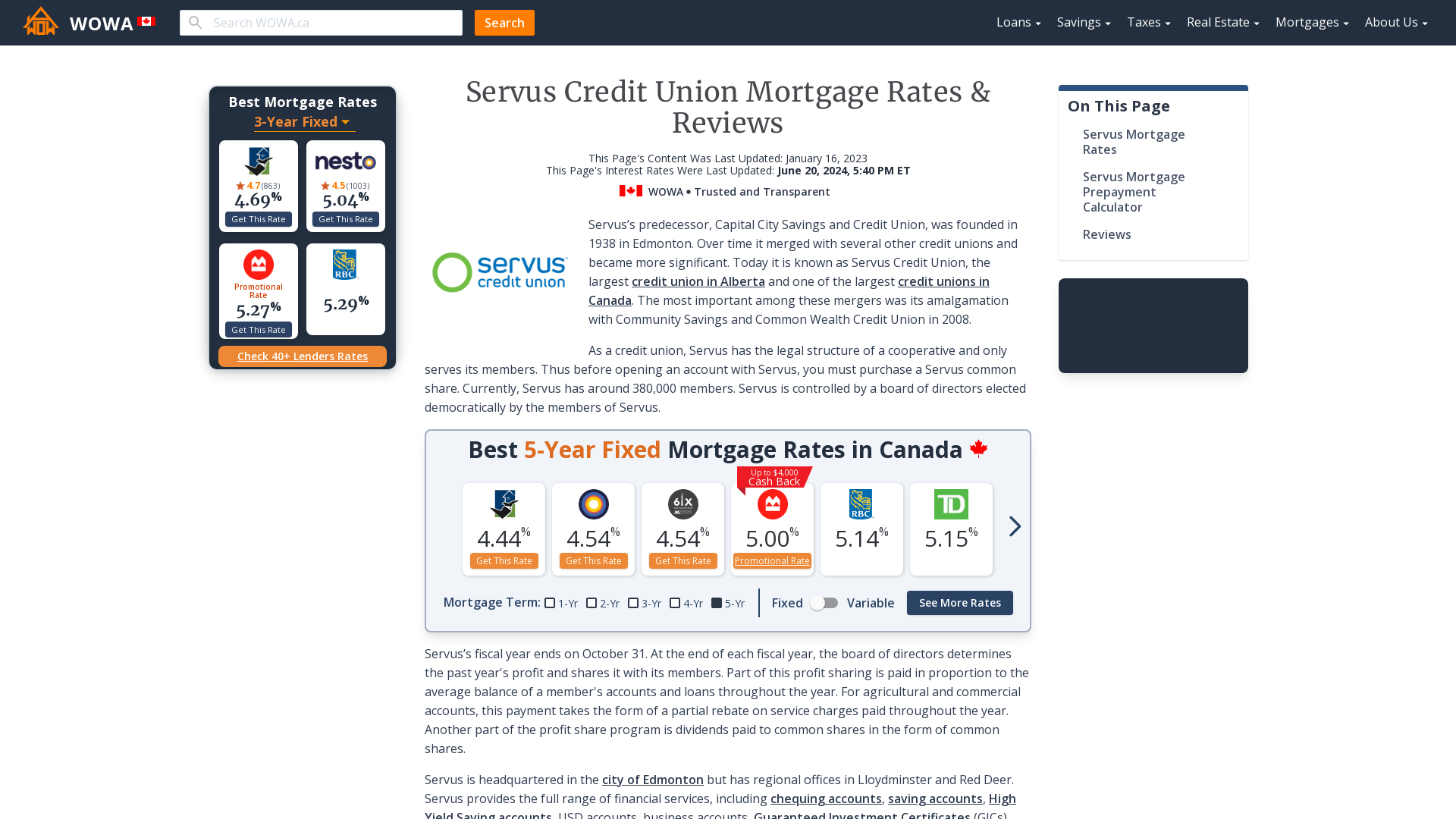 vibe credit union mortgage rates