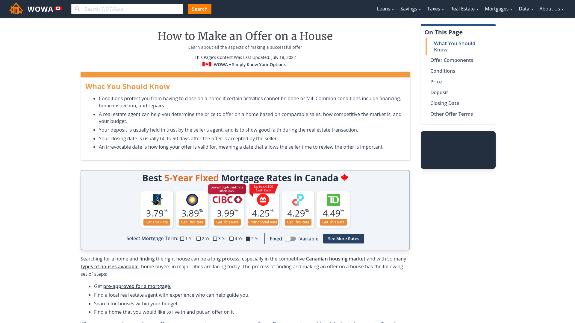 how to make a private offer on a house