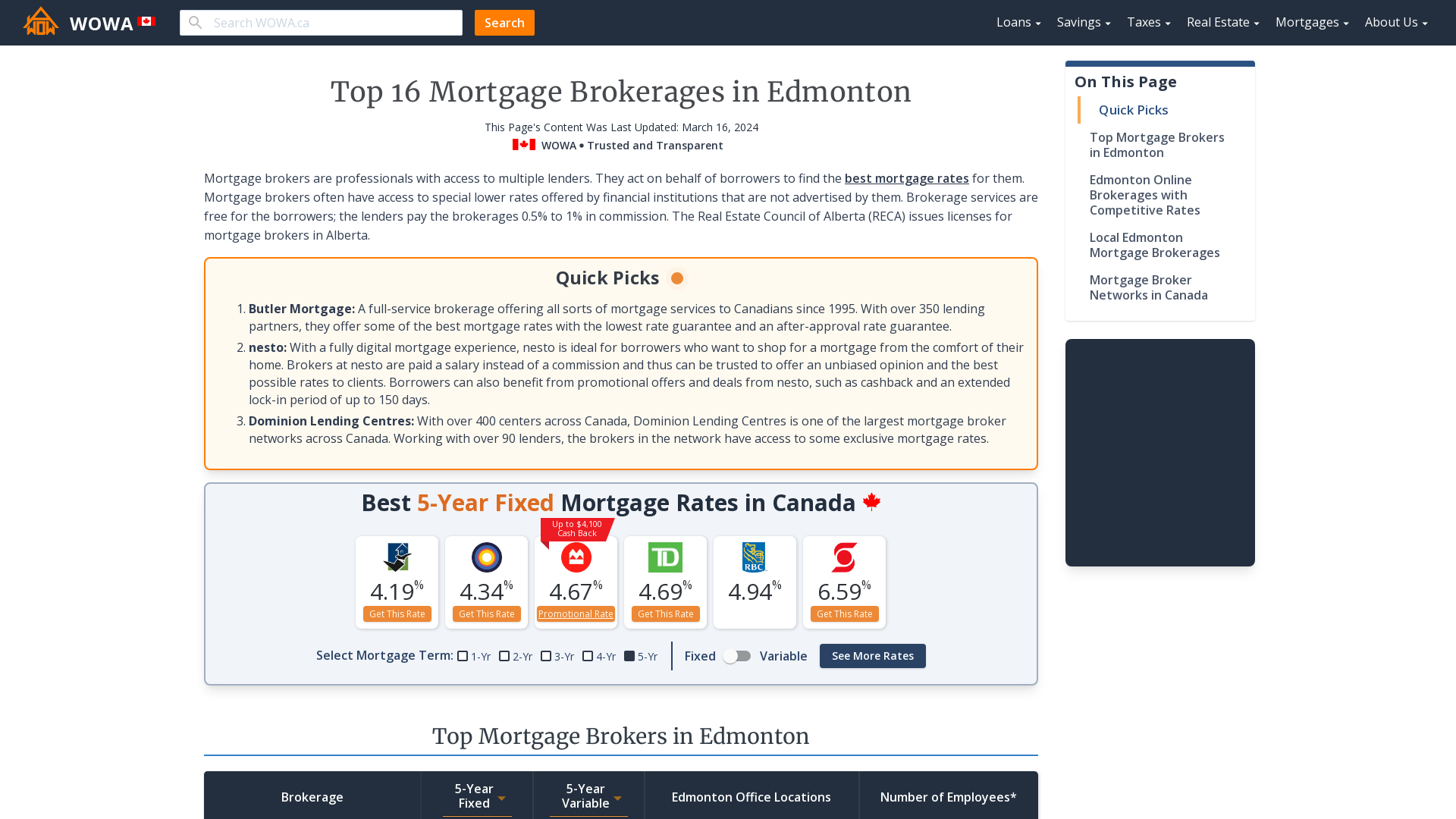 Top 15 Mortgage Brokerages In Edmonton Wowaca 4422