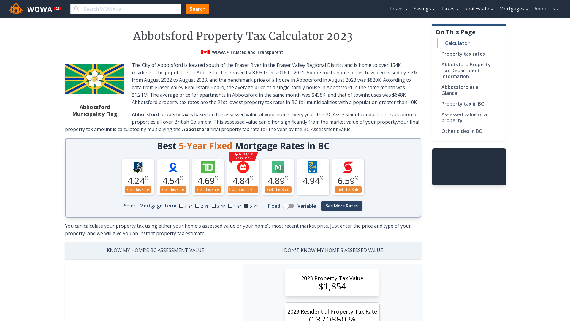 abbotsford property