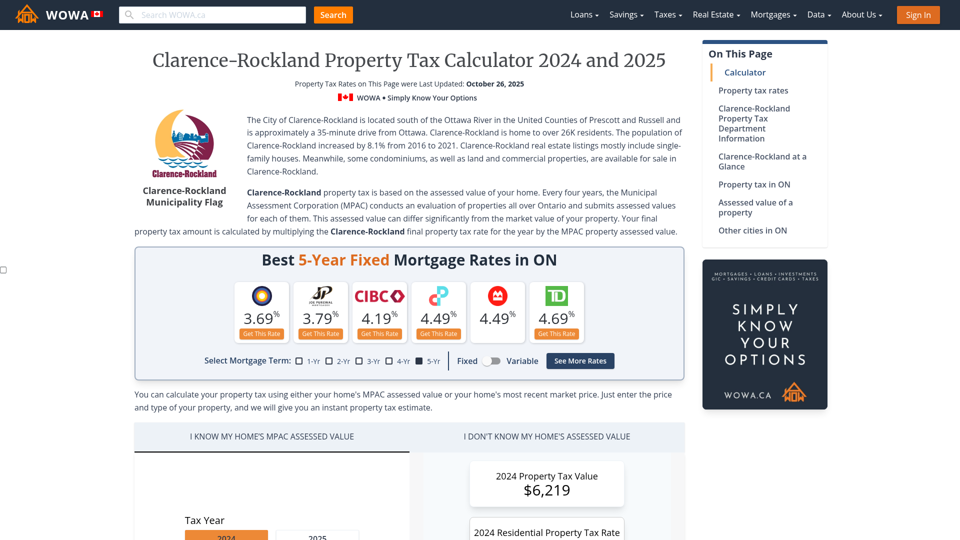 ClarenceRockland Property Tax 2023 Calculator & Rates WOWA.ca
