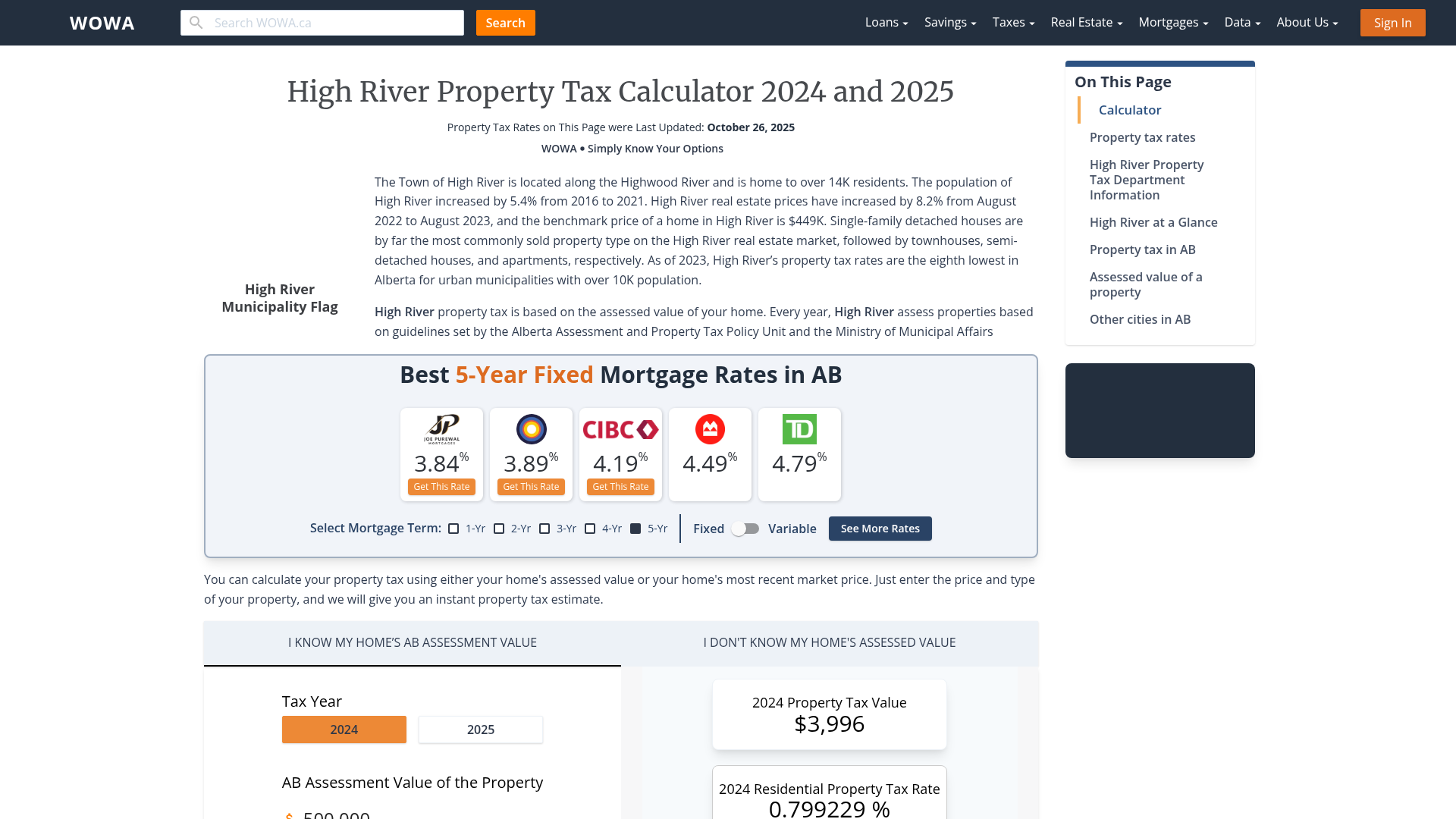 High River Property Tax 2023 Calculator & Rates WOWA.ca