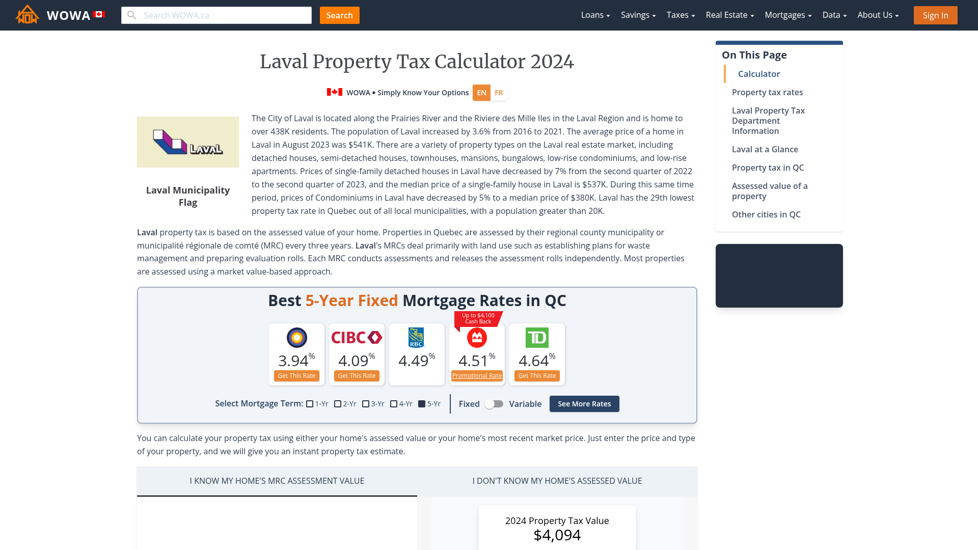 comment payer taxes municipales en ligne laval
