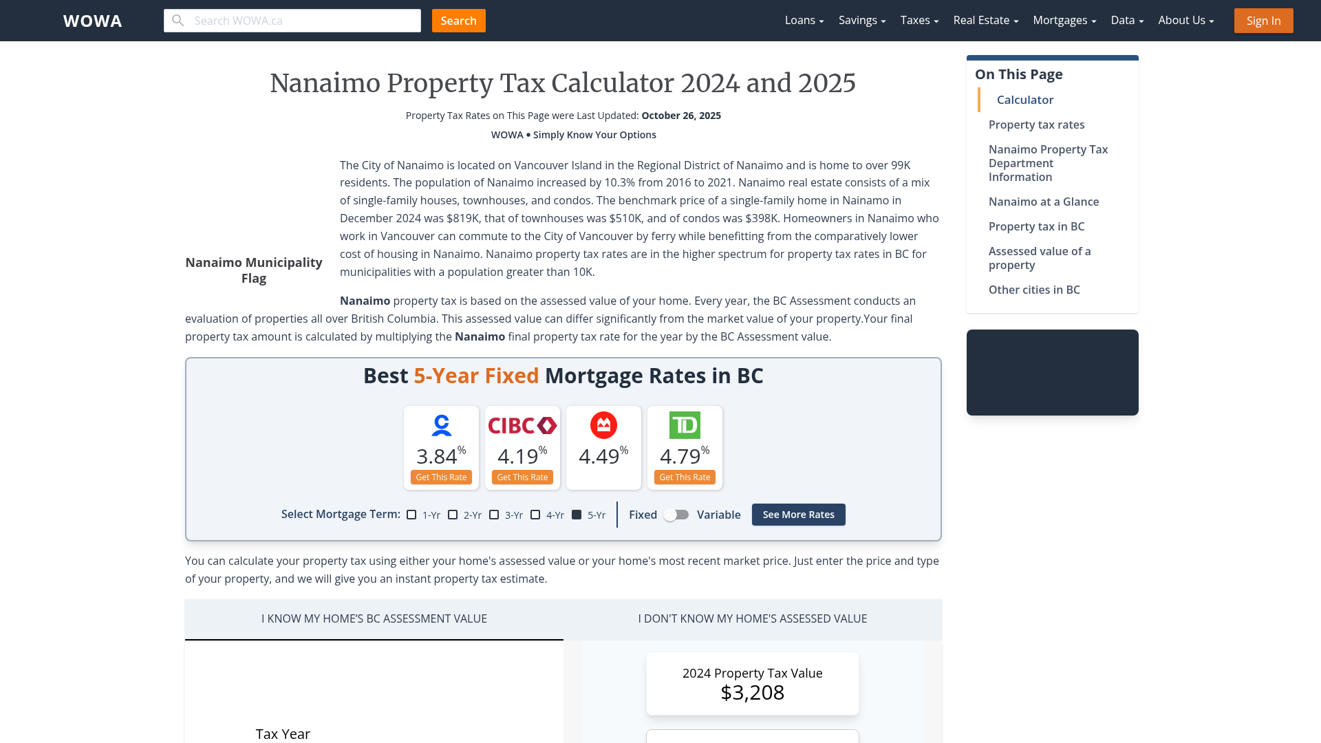 Nanaimo Property Tax 2023 Calculator & Rates WOWA.ca